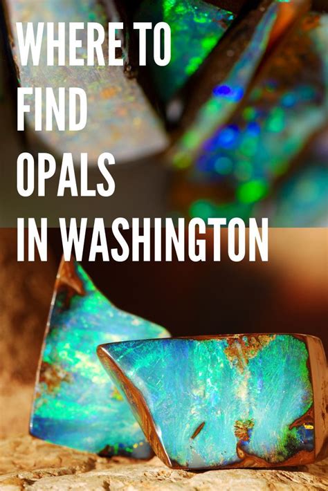 Washington Opal Mineral Gallery from Washington in Online Mineral Museum Photographic.  Washington Opal